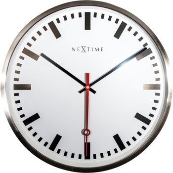 NeXtime Стенен часовник Super Station индекс (3127ST)
