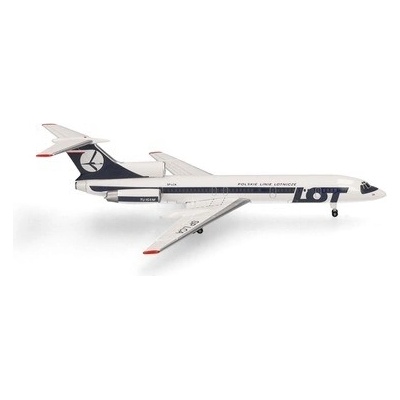Herpa Tu-154M LOT Polish Airlines 1980s colors 1:500
