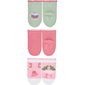 Sterntaler Бебешки чорапки за момиче Sterntaler - 3 чифта