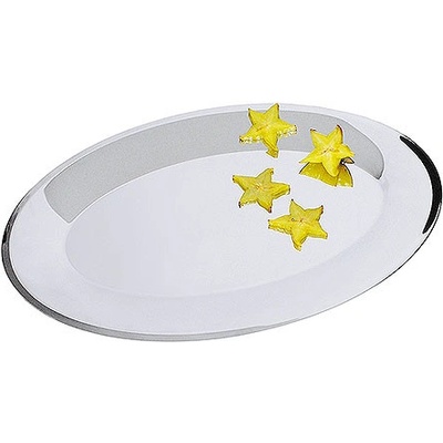 Contacto Tác rautový z nerezové oceli ovál 360x250x25 mm 6901/360 inox