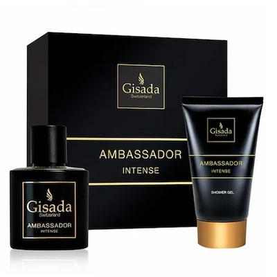 Gisada Ambassador Intense Подаръчен комплект за мъже Размер EDP 50 ml + 100 ml душ гел