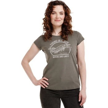 Bushman tričko Štika W dark green