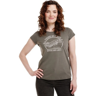 Bushman tričko Štika W dark green