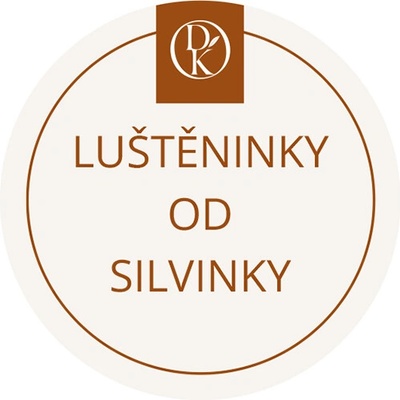 Davídkovo koření Etiketa Luštěninky od Silvinky béžová průměr 4,5 cm 1 ks