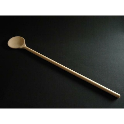 Vařečka kulatá 80cm hlava 12cm dřevo