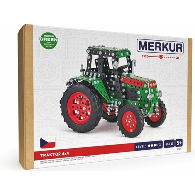Merkur Traktor 4x4 zelený – Zboží Dáma