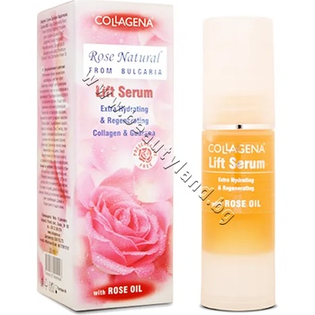 Collagena Серум Collagena Natural Rose Lift Serum, p/n CO-031 - Интензивен серум за лице с моментален лифтинг ефект (CO-031)