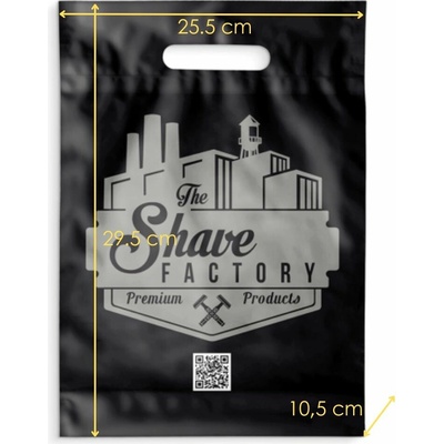 The Shave Factory Bag - pevná taška SMALL BAG - 25.5 x 29.5 x 10.5 cm