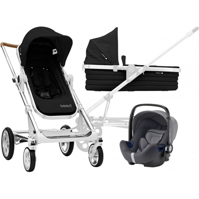 Britax SET Seed Papilio Silver Cognac/Black 2021