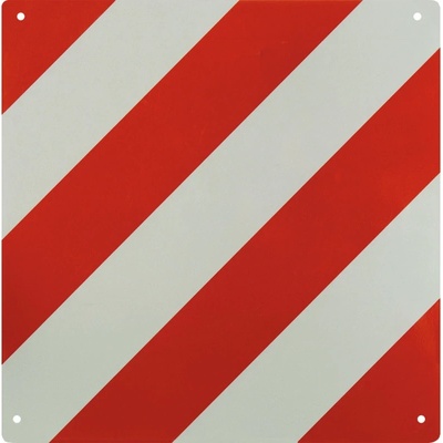DEMA Výstražná reflexní tabulka 50x50 cm, červeno-bílá 69067D – Zboží Mobilmania