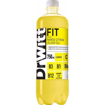 Dr. Witt FIT zelená čaj s mangom a citrónom 0,75 l