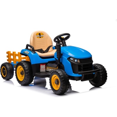 Lean Cars elektrický traktor s vlečkou BBH-030 na diaľkové ovládanie modrá