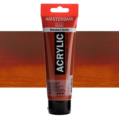 Amsterdam Standard akrylová barva 120 ml 411 Burnt Sienna – Zboží Dáma