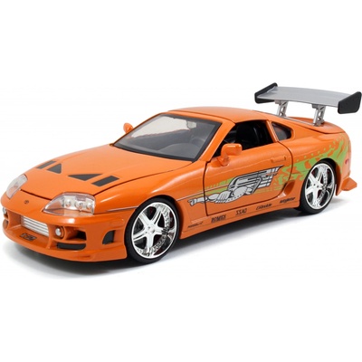 Jada Toys Rýchlo a zbesilo auto 1995 Toyota Supra + figúrka Brian O'Conner 1:24