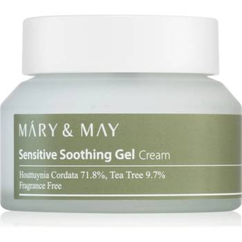 Mary & May Sensitive Soothing Gel Cream лек хидратиращ крем-гел за успокояване и подсилване на чувствителната кожа 70 гр