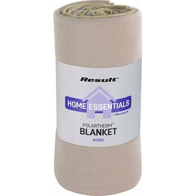 Result Winter Essentials Jemná rychleschnoucí flísová deka s úpravou proti plstnatění Béžová 175x140 RT39