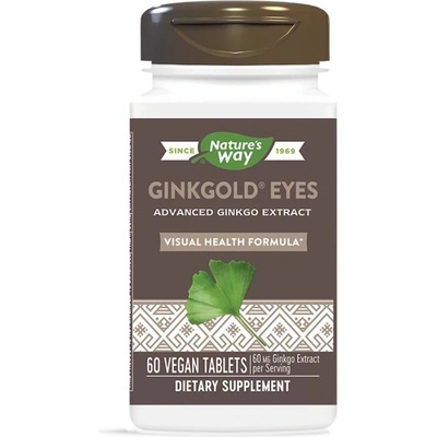 Nature's Way GinkGold Eyes 100 mg [60 Таблетки]