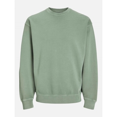 JACK & JONES Блуза Jack and Jones Men's Faded Sweat Crew Neck Sweatshirt - Iceberg Green