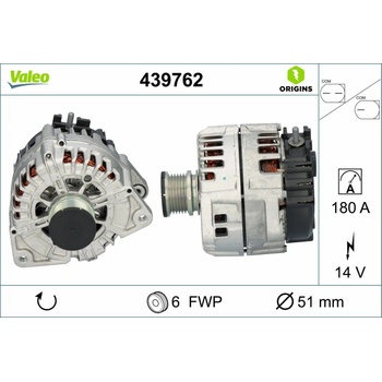 Alternátor VALEO 439762