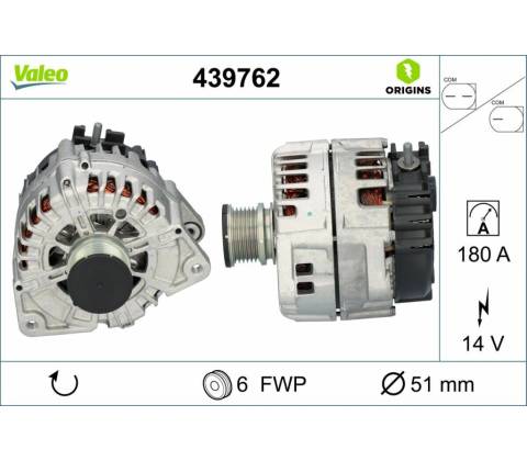 Alternátor VALEO 439762