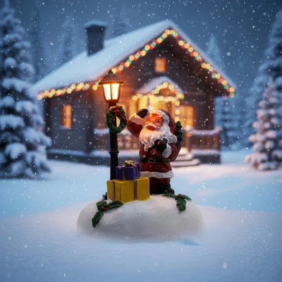 PM Euro Trading LED Vánoční Santa, dárky – Hledejceny.cz