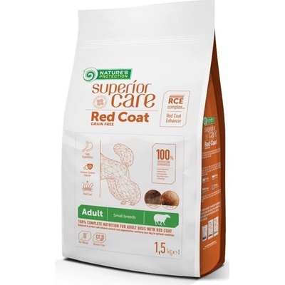 Nature's Protection Superior Care Red Coat Adult Mini Breed Grain Free Lamb 1,5 kg