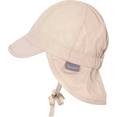 Sterntaler Детска шапка с козирка Sterntaler Kids' Peaked Cap with Neck Flap Basic Cap - Beige - размер 45 cm (904-3660-0114)