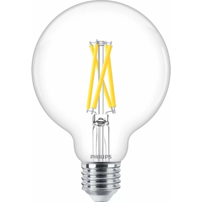 Philips LED žiarovka E27 G93 5,9W = 60W 806lm 2700 Warm Filament Stmievateľná žiarovka