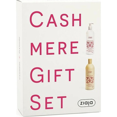 Ziaja Cashmere sprchový gél 500 ml + telové mlieko 400 ml darčeková sada