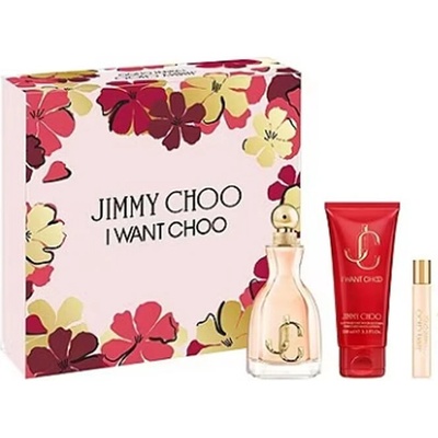 Jimmy Choo I Want Choo, SET: EDP 100 ml + EDP 7,5ml + Telové mlieko 100 ml pre ženy