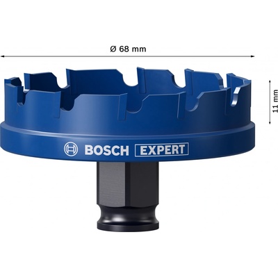 Vrtací korunka - děrovka na plech a nerez Bosch EXPERT Sheet Metal - 68x5mm (2608900501)