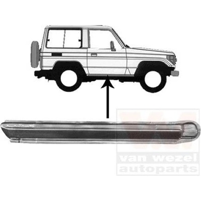 Nástupný plech VAN WEZEL 5379102