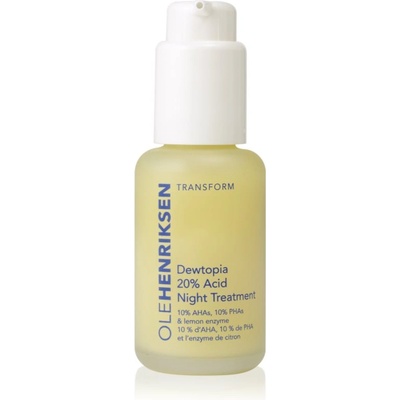 OLEHENRIKSEN Transform Dewtopia 20% Acid Night Treatment нощен серум против бръчки и тъмни петна 30ml