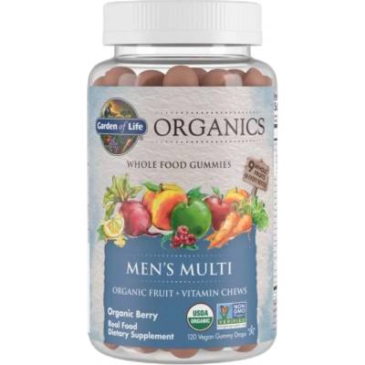 Garden of Life Mykind Organics | Men's Multi Gummies [120 желирани бонбони] Горски плодове