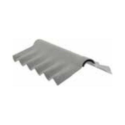 Swisspearl Vltava A5 hřebenáč vlnitý párový 320 x 918mm přírodní šedá