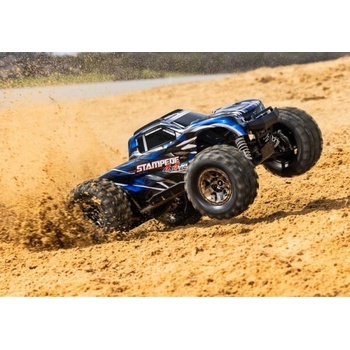 Traxxas Stampede 4x4 VXL RTR modrý 1:10