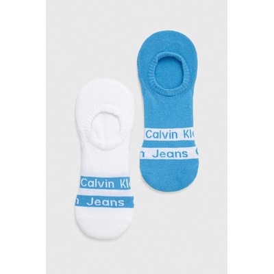 Calvin Klein Къси чорапи Calvin Klein (2 броя) в синьо (701222150)