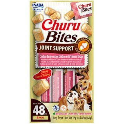 Churu Dog Bites Joint Supp.Chick.wraps Chick&Salm 4 x 12 g