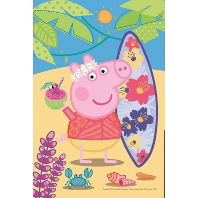 Trefl Prasátko Peppa Na pláži 54 dielov