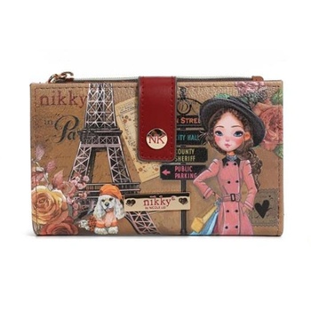 Портфейл Nikky, 15.2x8.9x1.3 cm, Emily goes Paris (33669-А-PARIS)