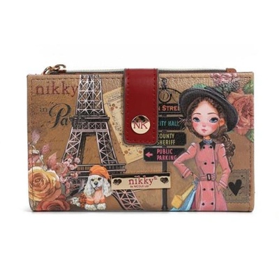 Портфейл Nikky, 15.2x8.9x1.3 cm, Emily goes Paris (33669-А-PARIS)
