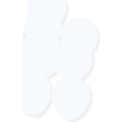 Belbal Malý dekorační balónek bílý White