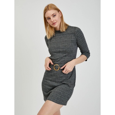 orsay Сива дамска рокля на каре ORSAY Orsay | Siv | ЖЕНИ | S
