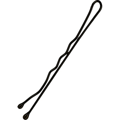 SIBEL sponky okrúhly prierez 0,9 mm s guličkou na konci 25 ks čierne 50 mm