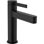 Hansgrohe Finoris - Смесител за умивалник, с оттичане, CoolStart, EcoSmart, матово черно 76025670 (76025670)