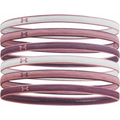 Under Armour MINI headbands Dámske elastické čelenky ružová