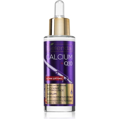 Bielenda Calcium + Q10 Concentrated actively lifting anti-wrinkle serum day/night лифтинг серум за стягане на контура на лицето дневен и нощен 30ml