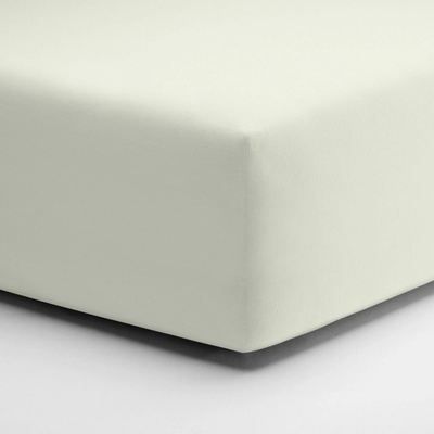 Schlafgut Prostěradlo Jersey Wollweiss elastan 140x200-160x220x30