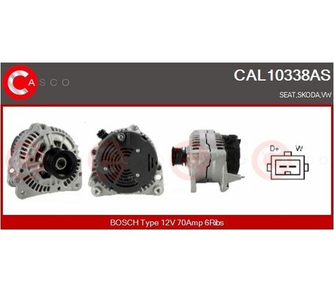 Generátor CASCO CAL10338AS