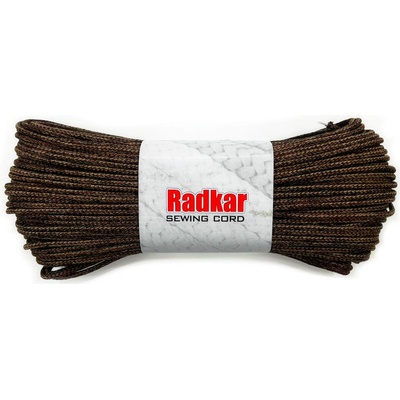 RADKAR šňůry na šití 5mm Chocolate melange - 100m návin